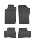 floor mats ( set, rubber, 4pc., black) PEUGEOT 206 09.98- liftback